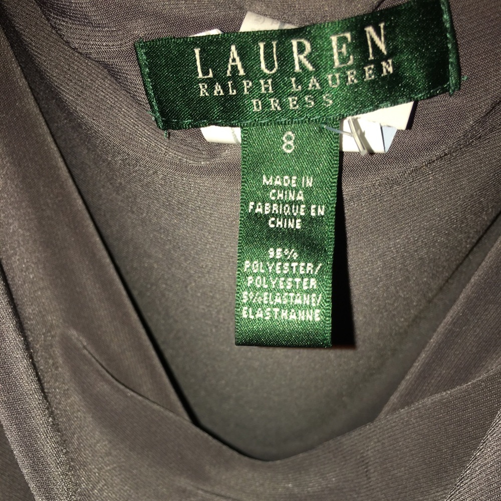 Grey Lauren Ralph Lauren Women’s Cowl Neck Dress